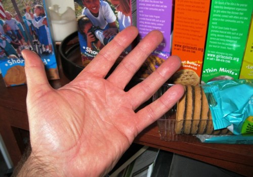 And now my had is free to grasp another cookie.