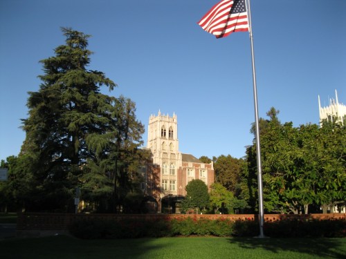 Faye Spanos Concert Hall is the home of Pacific’s Conservatory of Music, the oldest conservatory in the Western United States. Conservatory students perform concerts for the community in Fay Spanos Concert Hall.